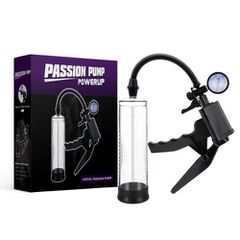 Penis Pump with Pressure Gauge Pull Grip Handle-thumb-1