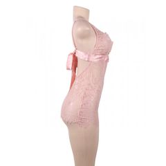 Please Me Pink Babydoll with String-thumb-5