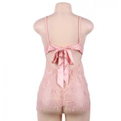 Please Me Pink Babydoll with String-thumb-2
