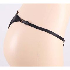 Embroidered Floral G-String Black-thumb-2