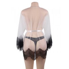 Unwrap Me Mesh Kimono with String-thumb-3