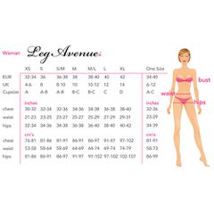 Leg Avenue Bralette with string panty-thumb-2
