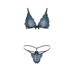 Leg Avenue Bralette with string panty-thumb-3