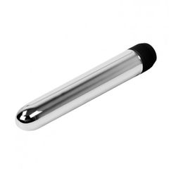 Silver Classic Vibrator 17 εκ-thumb-2