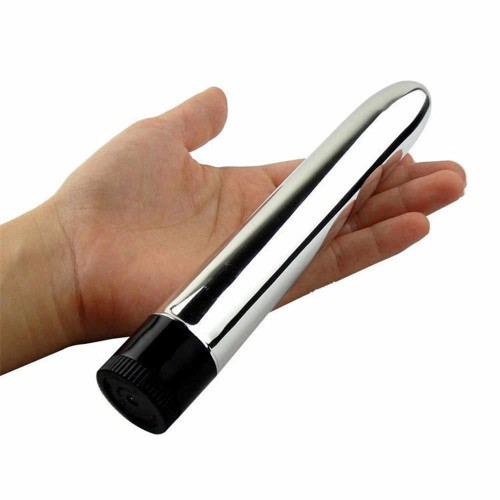 Silver Classic Vibrator 17 εκ