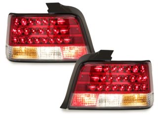 ΦΑΝΑΡΙΑ ΠΙΣΩ LED taillights suitable for BMW E36 Lim. 92-98 _ red/crystal