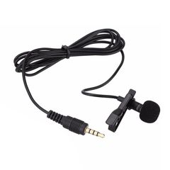 Καλώδιο Powertech 3.5mm με ενσωματωμένο clip-on μικρόφωνο, 1.5m (CAB-J034)