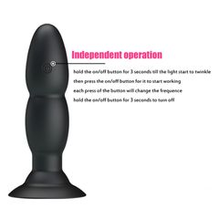 Rechargeable Butt Plug with Remote Control-thumb-5