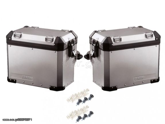 BMW Motorrad Pannier Set Aluminium Left & Right **Κατόπιν Παραγγελίας**