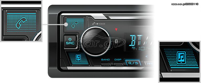 KENWOOD KMM-BT306. Digital Media Receiver | USB | Bluetooth I iPhone/iPod | 3 Preouts EAUTOSHOP GR