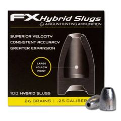 FX HYBRID SLUGS .25/100 (26.3 grains)