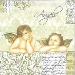 Χαρτοπετσέτα decoupage 33X33 angels