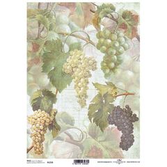 Ριζόχαρτο Decoupage  A4 - Green grapes