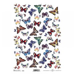 Ριζόχαρτο "butterflies 2" 21x29εκ.   (ITD-R130)