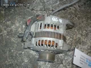 ΔΥΝΑΜΟ NISSAN ALMERA N16 / ALMERA TINO / PRIMERA P11 - P12 1.8 16V ΚΩΔ. ΚΙΝΗΤΗΤΡΑ QG18DE, MOD 2000-2007