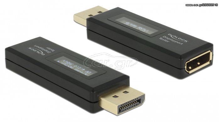 DELOCK DISPLAYPORT TESTER ΓΙΑ EDID ΠΛΗΡΟΦΟΡΙΕΣ ΜΕ OLED ΟΘΟΝΗ - (63338)