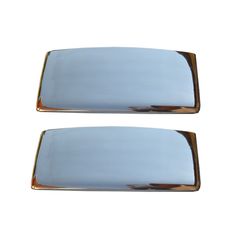 2 τεμάχια διακοσμητικά καλύμματα καθρέφτη από ανοξείδωτο χάλυβα για MAN TGXTGS