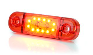 Led Φως πλευρικής σήμανσης WAS - 1224V - Κόκκινος - 1 τμχ