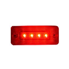 Φως πλευρικής σήμανσης με 4 LED SMD 24V Κόκκινο