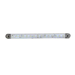 Μακρύ φως πλευρικό 15 LED Λευκό 24cm 12V24V