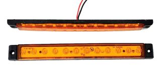 Φως πλευρικής σήμανσης με 12 LED SMD 12V Πορτοκαλί-thumb-2
