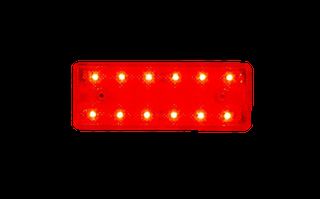 Φως πλευρικής σήμανσης με 12 LED SMD 12V Κόκκινο