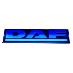Διακοσμητική πινακίδα καμπίνας LED 12V24V για DAF 500mm110mm6mm καλώδιο 15m με βύσμα για πρίζα αναπτήρα Μπλέ
