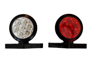 Φως πλευρικής θέσης με 14 LED 24V ΚόκκινοΛευκό τύπου ωμέγα