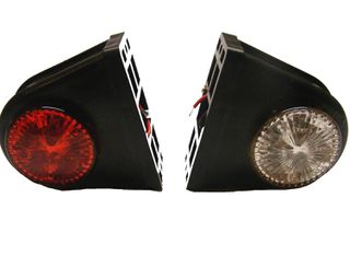 Φως πλευρικής θέσης με 10 LED κόκκινολευκό 12V  24V τύπου ωμέγα