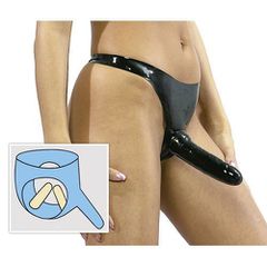 Latex Panty with 3 Dildos-thumb-2