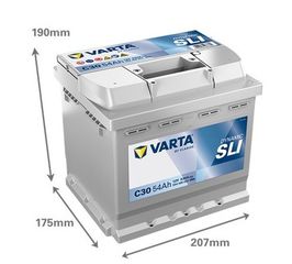 Μπαταρία 54ΑΗ VARTA C30 DYNAMIC SLI 554400053...SoundStreet....