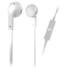 Meliconi Speak FLAT White - Στερεοφωνικά ακουστικά με μικρόφωνο (ψείρες), με βύσμα jack 3.5mm