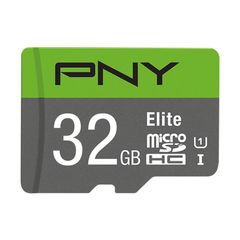 PNY P-SDU32GU185GW-GE 32GB - Κάρτα μνήμης microSDHC, Class 10 UHS-I U1, 32GB,έως και 100 MB/s με αντάπτορα SD