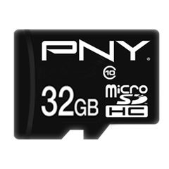 PNY P-SDU32G10PPL-GE 32GB - Κάρτα μνήμης microSDHC, Class 10 UHS-I U1, 32GB,έως και 100 MB/s με αντάπτορα SD