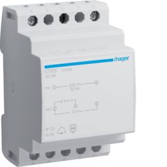Μετασχηματιστής Ράγας 230V/8-12V Hager 2Α ST305