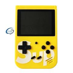 Φορητή κονσόλα SUP PLUS  Retro Portable Mini Game Console με 400 Παιχνίδια (ΚΙΤΡΙΝΟ)