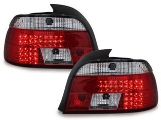 ΟΠΙΣΘΙΑ LED ΦΑΝΑΡΙΑ ΓΙΑ BMW 5 SEDAN (E39) (RED/CRYSTAL)