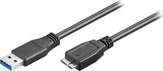 Goobay Regular USB 3.0 to micro USB Cable Μαύρο 0.5m