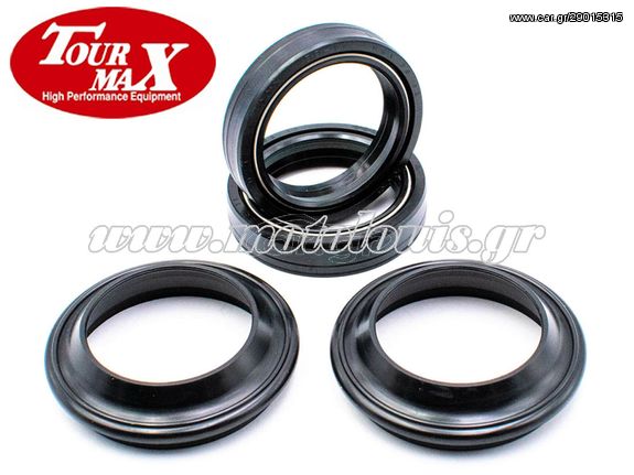 ΣΕΤ ΤΣΙΜΟΥΧΕΣ ΠΙΡΟΥΝΙΟΥ ΜΕ ΞΥΣΤΡΕΣ YAMAHA T-MAX 500 2005-2007 (41x53x10,5) TOURMAX