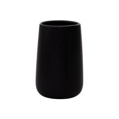Ποτηράκι μπάνιου BAMBOO ESSENTIALS πορσελάνης σε χρώμα μαύρο