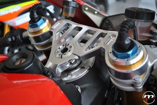 Billet Τιμονόπλακα Αλουμινίου για Ducati 899-959-1199-1299 Panigale - Melotti Racing