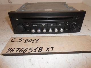 RADIO-CD ΑΠΟ CITROEN C3 TOY 2011 , 96766518XT