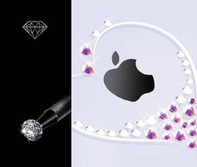Kingxbar Wish Series case decorated with original Swarovski crystals iPhone 11 Pro black-thumb-2