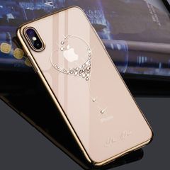 Kingxbar Wish Series case decorated with original Swarovski crystals iPhone 11 Pro black-thumb-1
