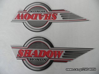 Honda Shadow  400 600 750 1100 Αυτοκόλλητα Εμβλήματα ντεπόζιτου!!!!!
