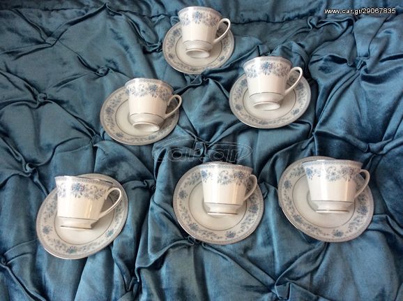 Σετ τσαγιου noritake blue hill 12 τμχ.