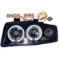 ΦΑΝΑΡΙΑ ΕΜΠΡΟΣ Headlights AUDI A4 00-04 Angel eyes