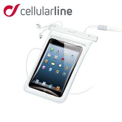 CELLULAR LINE WATERPROOF VOYAGERMUSIC CASE FOR IPAD MINI – WHITE (8018080181696)