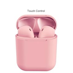 Ασύρματα Bluetooth 5.0 Ακουστικά Αφής inPods 12 Touch Macaron Ρόζ