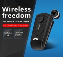 Fineblue Wireless Business Bluetooth Handsfree Headset Stereo Music Clip Mic F930
